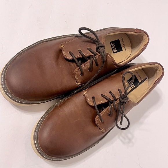 NWOB $149 Johnston and Murphy Men’s Leather Tie Shoes - Picture 6 of 10